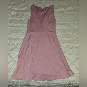 Charlotte Russe Chic Mauve/Pink Sleeveless Mini Dress